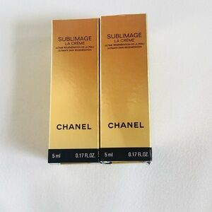 CHANEL Sublimage La Crème in Gold Packaging 2 Samples Size